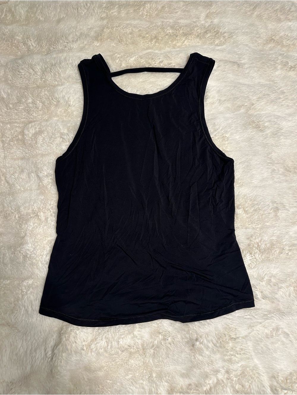 Lululemon Athletica Black Racerback Tank Top